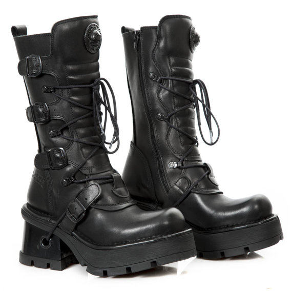 buty NEW ROCK - M.373Q-S4 CRUST NEGRO, PLANING NEGRO NEW M8NEGRO-WILD