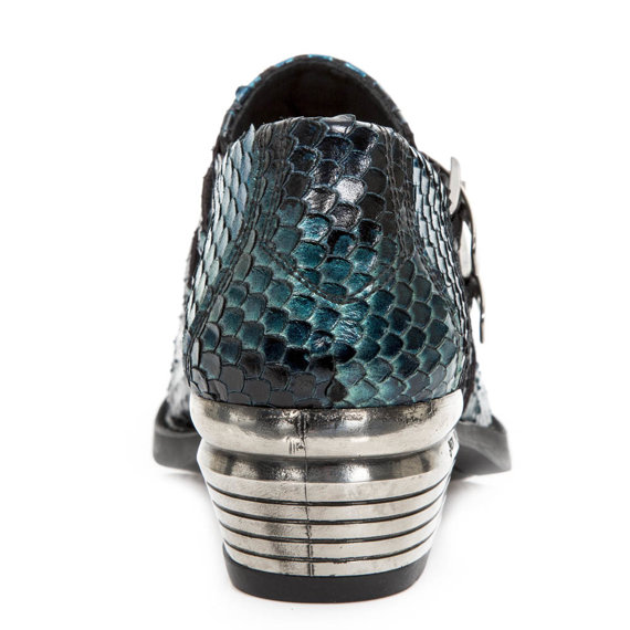 buty NEW ROCK M.7934-C16 TURBOT VERDE, WEST NEGRO TACON DALLAS ACERO