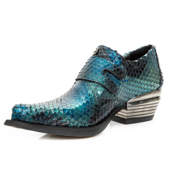 buty NEW ROCK M.7934-C16 TURBOT VERDE, WEST NEGRO TACON DALLAS ACERO