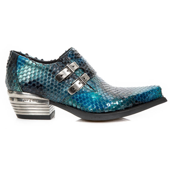 buty NEW ROCK M.7934-C16 TURBOT VERDE, WEST NEGRO TACON DALLAS ACERO