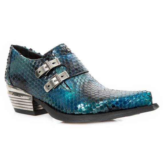 buty NEW ROCK M.7934-C16 TURBOT VERDE, WEST NEGRO TACON DALLAS ACERO