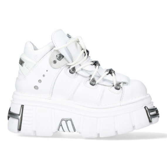 buty NEW ROCK NAPA BLANCA, TOWER BLANCO E14 ACERO + lateral + puntera + trasera [M-106-C150]