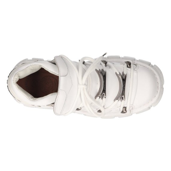 buty NEW ROCK NAPA BLANCA, VACUNO BLANCO, TOWER BLANCO + lateral [M-106N-C27]