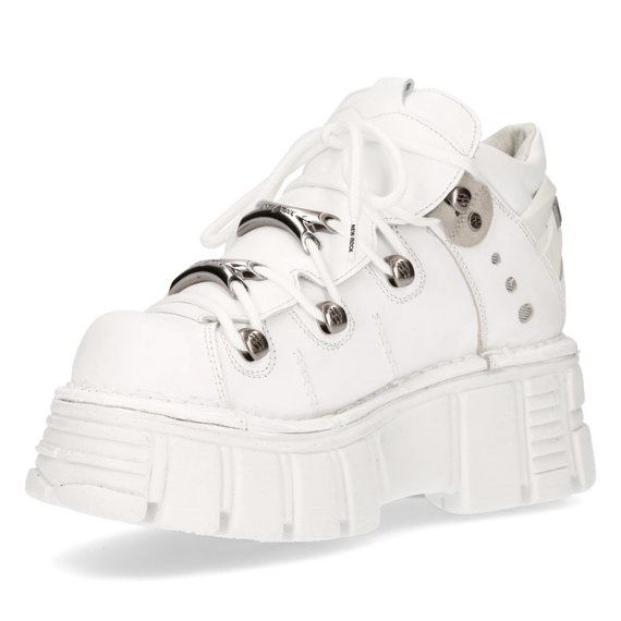 buty NEW ROCK NAPA BLANCA, VACUNO BLANCO, TOWER BLANCO + lateral [M-106N-C27]