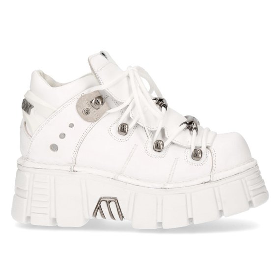 buty NEW ROCK NAPA BLANCA, VACUNO BLANCO, TOWER BLANCO + lateral [M-106N-C27]