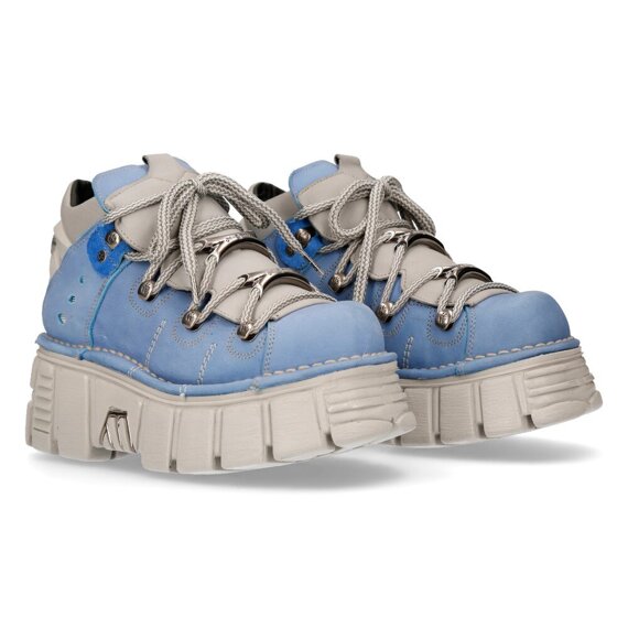 buty NEW ROCK NOBUCK CELESTE, ALASKA PERLA, TOWER PERLA + lateral  [M-106N-C45]