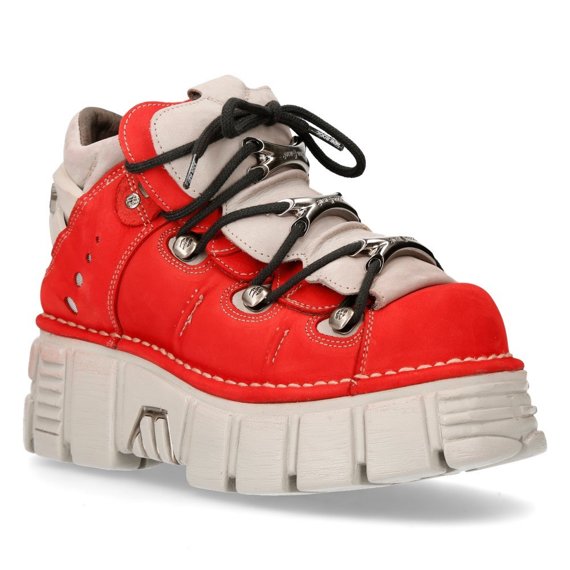 buty NEW ROCK NOBUCK ROJO, ALASKA PERLA, TOWER PERLA LATERAL [M-106-C72]