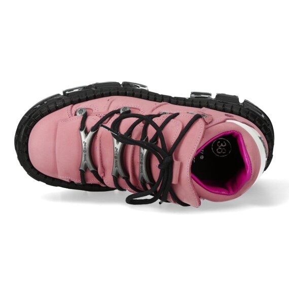 buty NEW ROCK NOBUK ROSA, TANK CASCO NEGRO SIN [M-WALL106-S28]