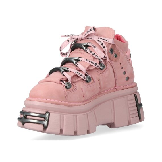 buty NEW ROCK NOBUK ROSA, TOWER ROSA C73 E14 ACERO [M-106-C158]