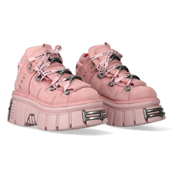 buty NEW ROCK NOBUK ROSA, TOWER ROSA C73 E14 ACERO [M-106-C158]