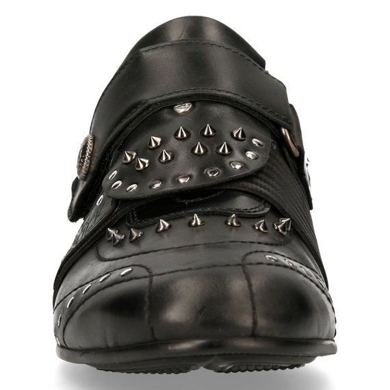 buty NEW ROCK NOMADA NEGRO CHAROL STUCO NEGRO ITALI NEGRO [M-8421-C1]