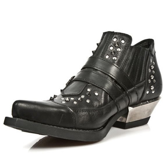 buty NEW ROCK NOMADA NEGRO ITALI NEGRO WEST NEGRO ACERO TACON AC [7956-S1]