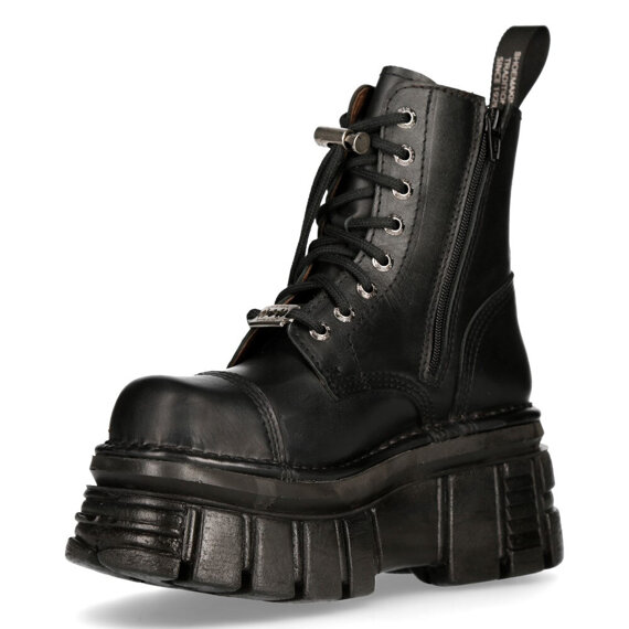 buty NEW ROCK NOMADA NEGRO, TOWER NEGRO LATERAL E-14 + PASACORDON + CUCHILLA ( S27 ) [M.NEWMILI083-S21]