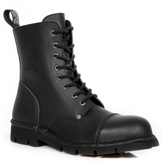 buty NEW ROCK VEGAN NEGRO, PLANING NEGRO SIN [NEWMILI083-V1]