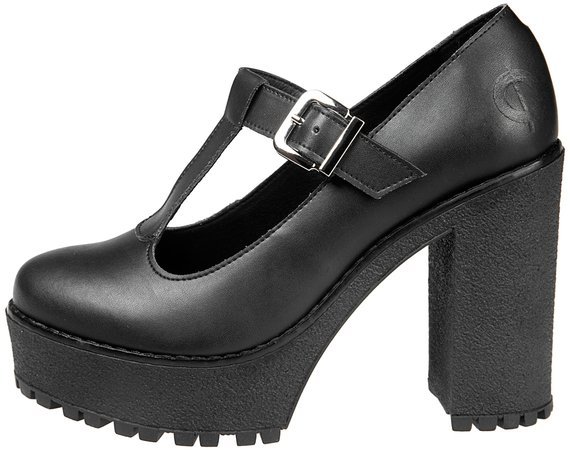 buty damskie na obcasie ALTERCORE czarne (LIZZY VEGAN BLACK)