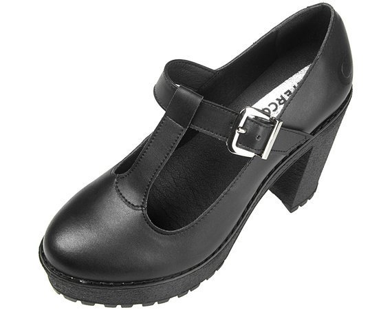 buty damskie na obcasie ALTERCORE czarne (LIZZY VEGAN BLACK)