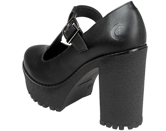 buty damskie na obcasie ALTERCORE czarne (LIZZY VEGAN BLACK)