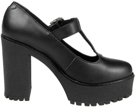 buty damskie na obcasie ALTERCORE czarne (LIZZY VEGAN BLACK)