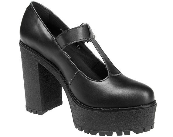 buty damskie na obcasie ALTERCORE czarne (LIZZY VEGAN BLACK)