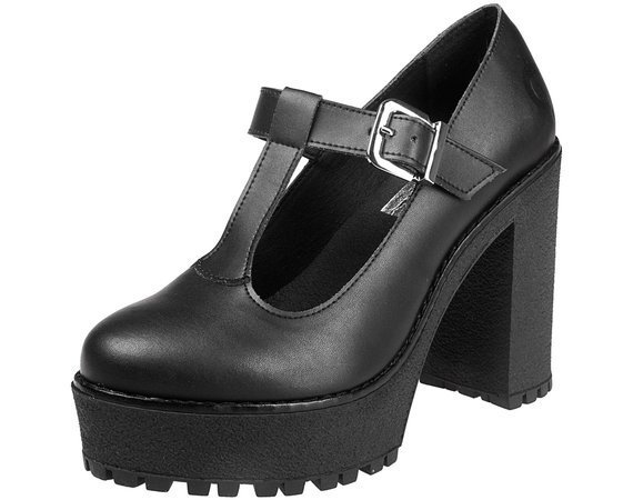 buty damskie na obcasie ALTERCORE czarne (LIZZY VEGAN BLACK)