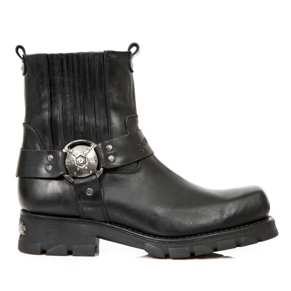 buty motocyklowe NEW ROCK ITALI NEGRO MOTORCYCLE NEGRO ACERO [7605-S1], USZKODZONE