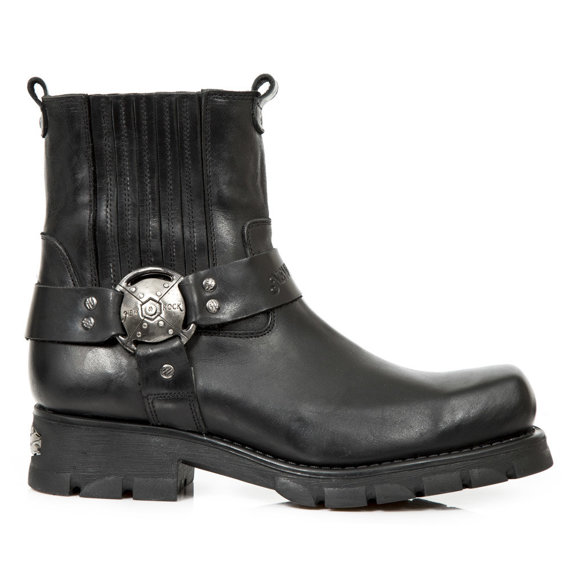 buty motocyklowe NEW ROCK ITALI NEGRO MOTORCYCLE NEGRO ACERO [7605-S1], USZKODZONE