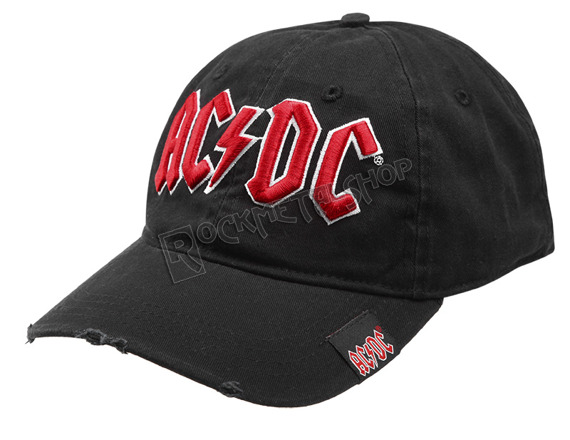 czapka AC/DC - RED ON WHITE LOGO