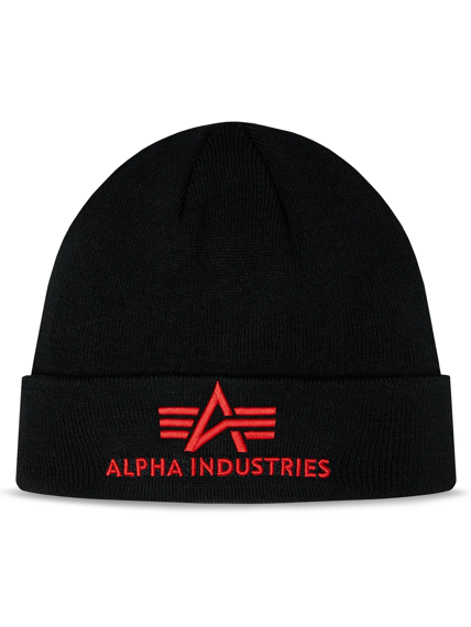 czapka ALPHA INDUSTRIES - 3D BLACK