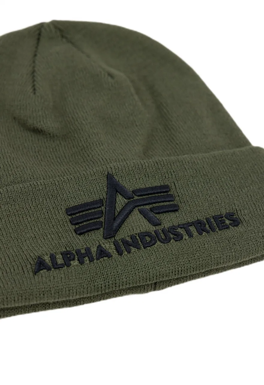 czapka ALPHA INDUSTRIES - 3D DARK GREEN