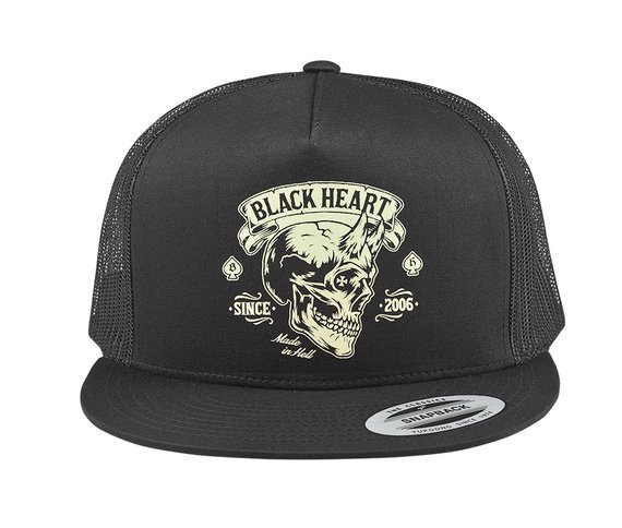 czapka BLACK HEART - DEVIL SKULL