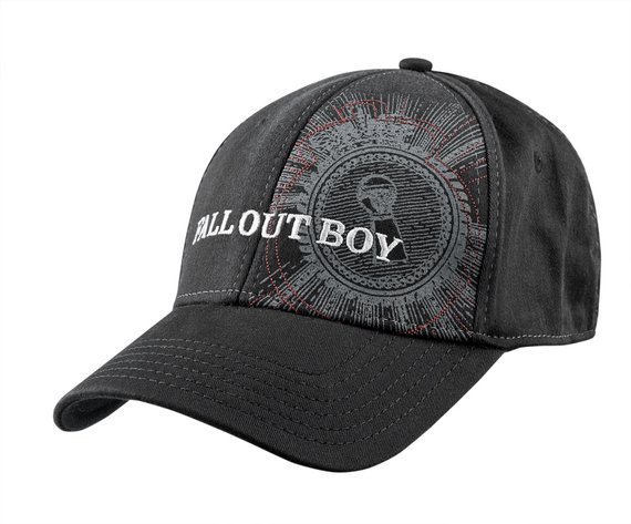 czapka FALL OUT BOY - Blk W Prnt & Emb Flex Cap