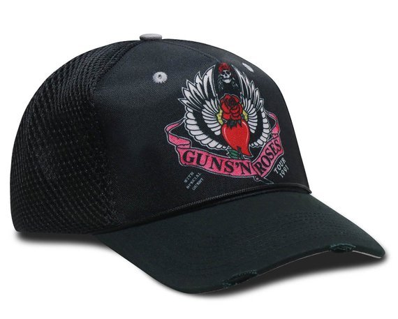 czapka GUNS N' ROSES - TOUR 91,  VINTAGE TRUCKER