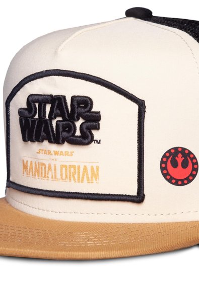 czapka chłopięca MANDALORIAN  - LOGO PATCH - SNAPBACK