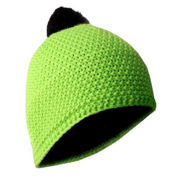 czapka zimowa MASTERDIS - BEANIE POLAR lime/black