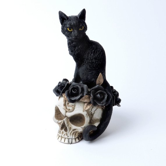 dekoracja BLACK CAT & SKULL