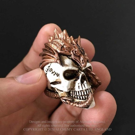 dekoracja DRAGON KEEPER SKULL