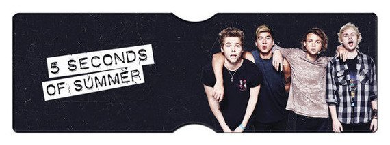 etui na kartę kredytową 5 SECONDS OF SUMMER - BAND