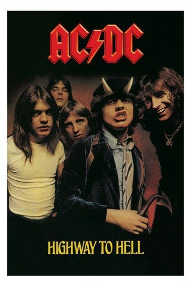 flaga AC/DC - HIGHWAY TO HELL