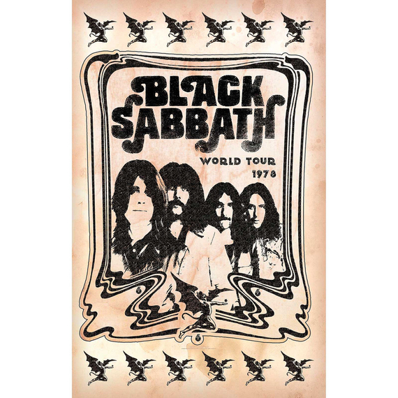 flaga BLACK SABBATH - WORLD TOUR 1978