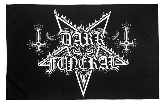 flaga DARK FUNERAL - LOGO 