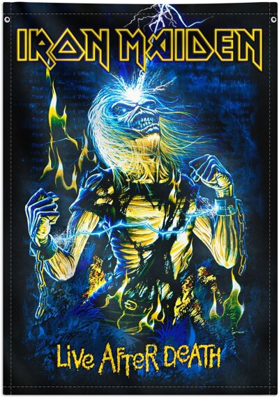 flaga IRON MAIDEN - LIVE AFTER DEATH 