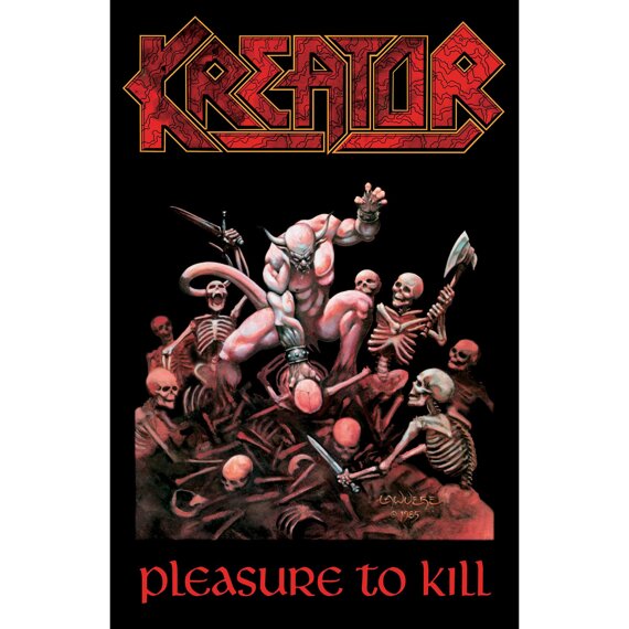 flaga KREATOR - PLEASURE TO KILL