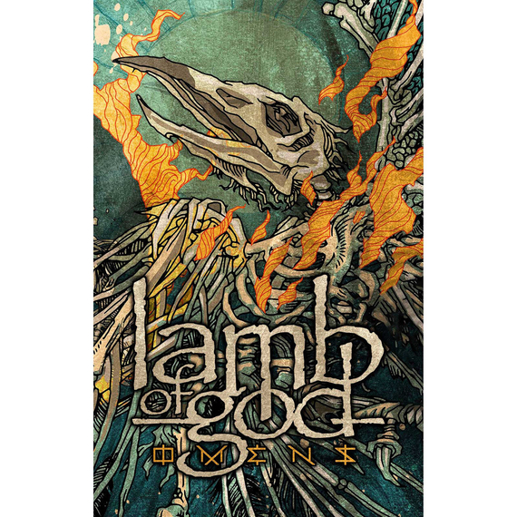 flaga LAMB OF GOD - OMENS