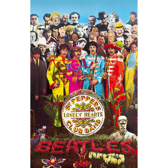 flaga THE BEATLES - SGT PEPPER