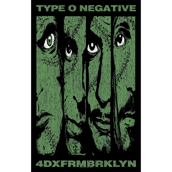 flaga TYPE O NEGATIVE - 4DXFRMBRKLYN