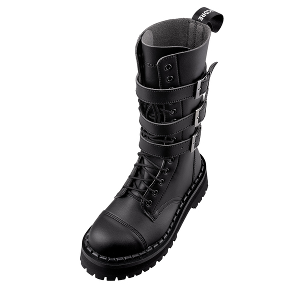 glany ALTERCORE czarne 14-dziurkowe (357 VEGAN BLACK)