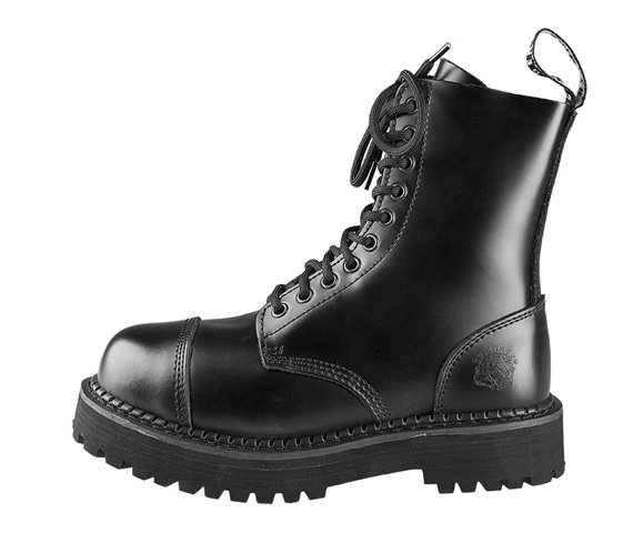 glany GRINDERS - BULLDOG (CS BLACK) 10-dziurkowe