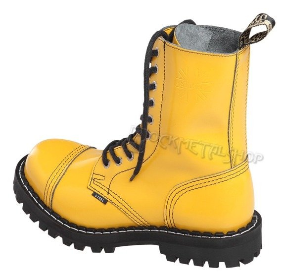 glany STEEL - FULL YELLOW (10 dziurek)