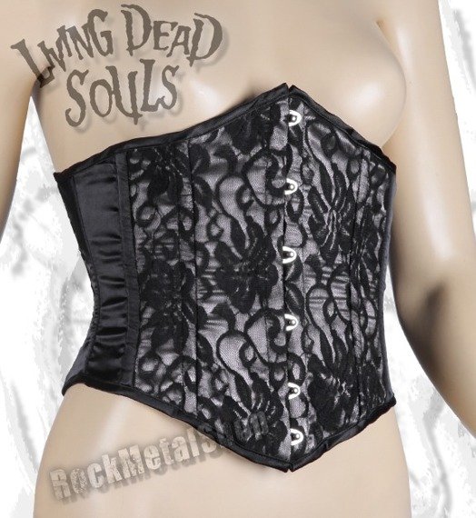 gorset LIVING DEAD SOULS (BLACK) 