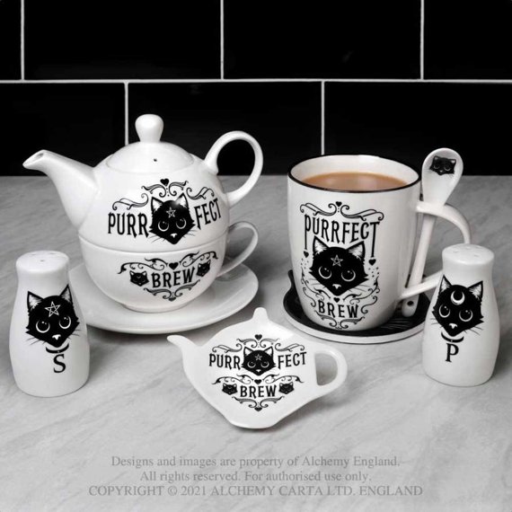 imbryk i filiżanka PURRFECT BREW, zestaw